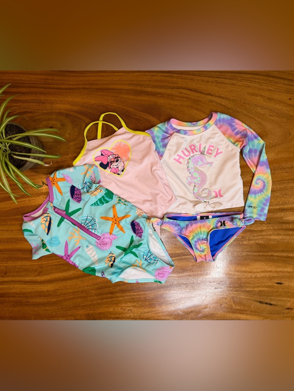 Gap + Disney • Hurley • Cat & Jack | Girls Swimwear Bundle - 2T